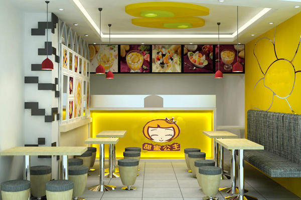 港式甜品店裝修