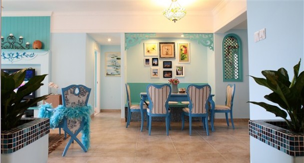 藍色地中海裝飾設計