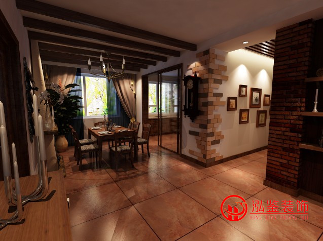 美式原生態風格裝修設計