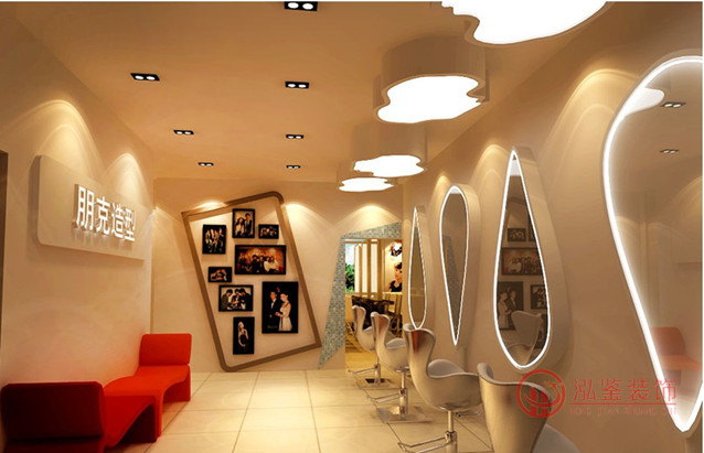 美發店裝修門頭設計