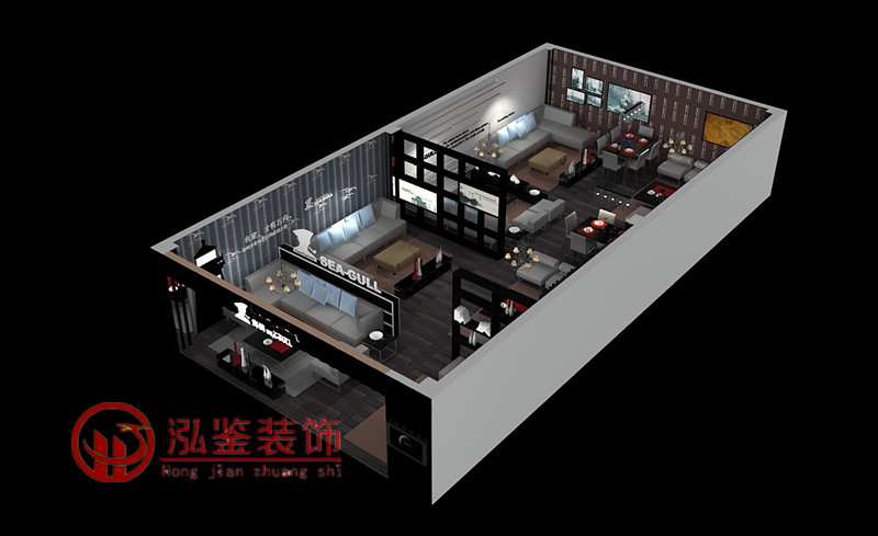 家具展廳效果圖