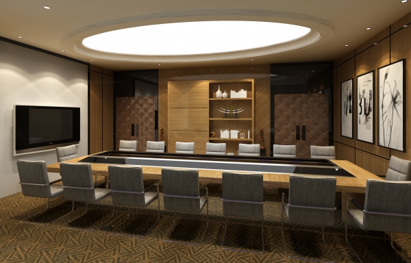 現代歐式高爾夫會所裝修設計欣賞-合肥會所裝修