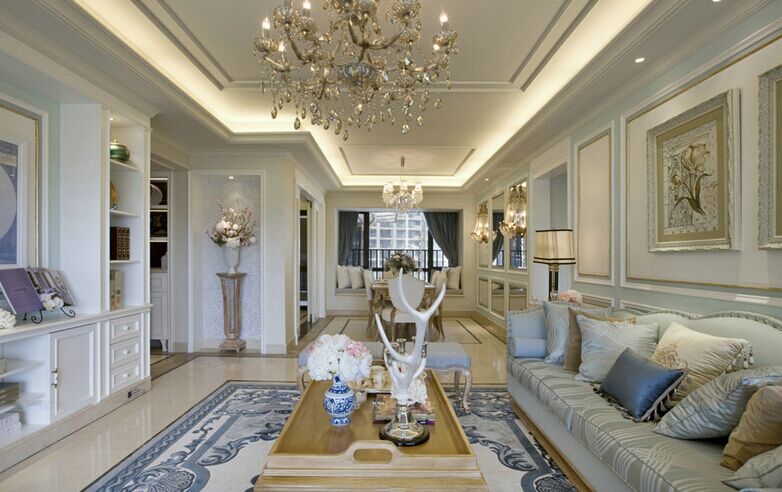 四居室135平歐式風(fēng)格裝修設(shè)計(jì)