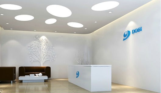 辦公室前臺裝修設計效果圖